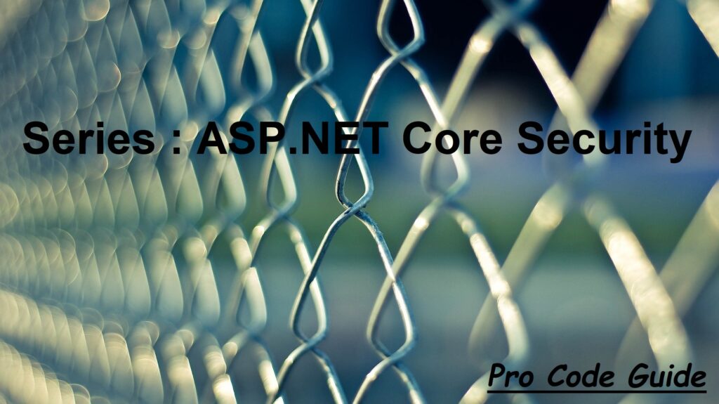 ASP.NET Core Security