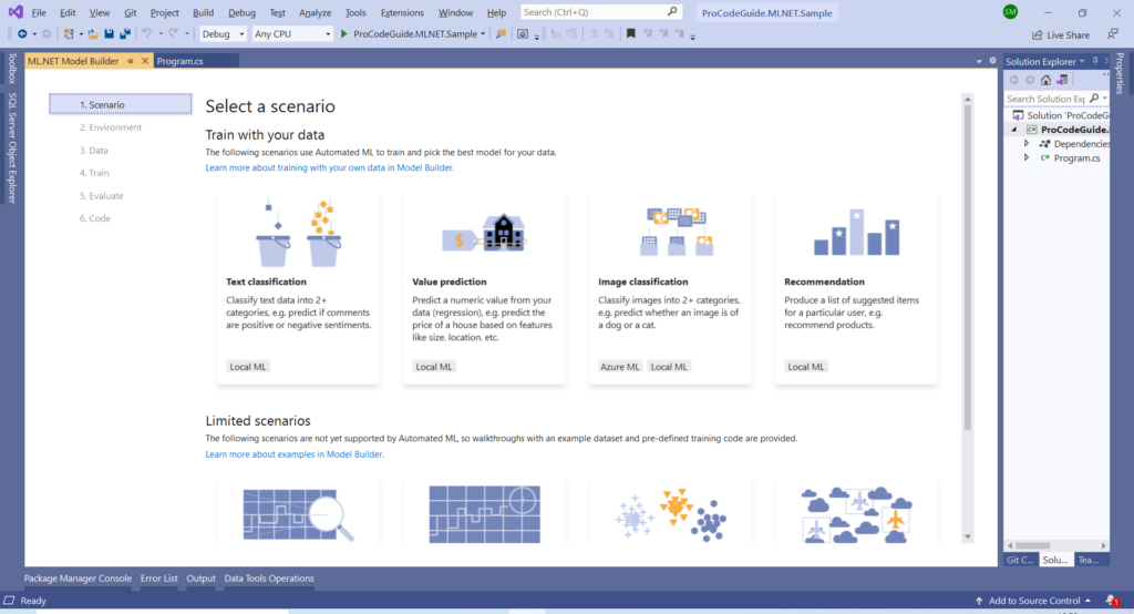 ML.NET - Machine Learning with .NET Core