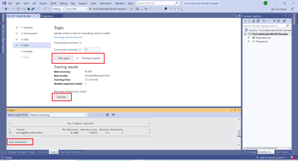 ML.NET - Machine Learning with .NET Core