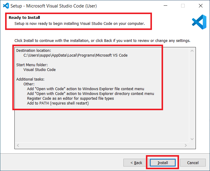 view defined variables visual studio code python