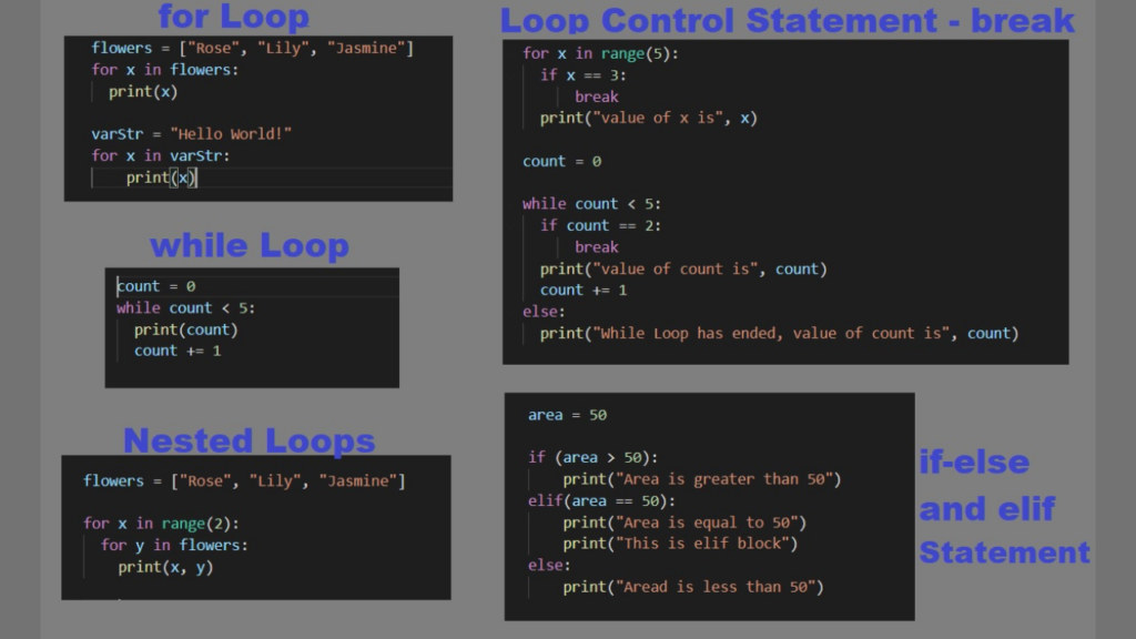 Loops and Conditionals in Python