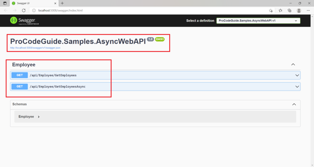 ASP.NET Core async Web API
